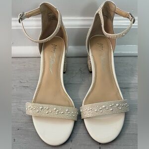 Betsy Johnson Mari Bridal Heels 6M